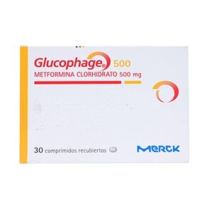 Glucophage Metformina 500 mg 30 Comprimidos - Merck