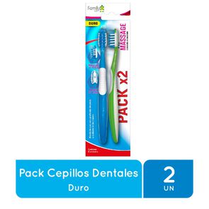 Cepillo Dental Adulto Duro x2 - Family set