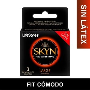 LifeStyles Skyn Largo 3 Preservativos