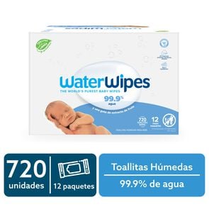 Toallitas Húmedas Para Bebe 720 Toallitas - Water wipes