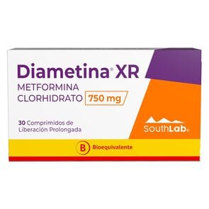 Product image of Diametina XR Metformina Clorhidrato 750 mg 30 comprimidos - Saval