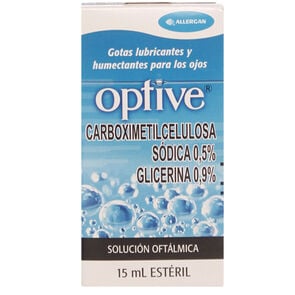 Optive Carboximetilcelulosa 0,5% Solución Oftalmica 15 mL - Allergan