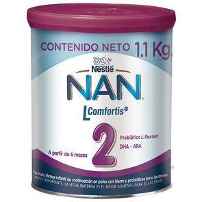 Product image of Etapa 2 Fórmula Láctea de Continuación Polvo Con Probioticos 1,1 Kg - Nan