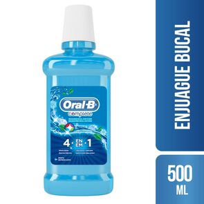 Product image of Complete 4en1 Menta Refrescante Enjuague Bucal 500 ml - Oral-b