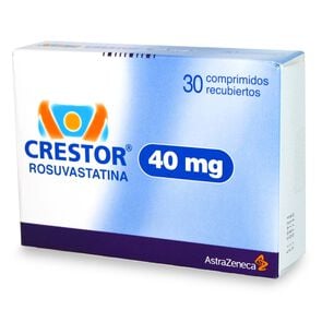 Product image of Crestor Rosuvastatina 40 mg 30 Comprimidos Recubierto - Astrazeneca