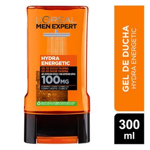 Product image of Men Expert Gel de Ducha Hydra Energetic con 100 mg de Taurina Xl 300 mL - Loreal