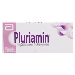 Pluriamin Doxilamina 10 mg 30 Comprimidos - Recalcine