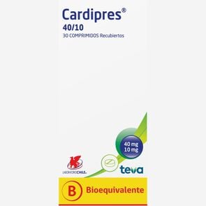 Cardipres 40mg/10mg  30 Comprimidos Recubiertos - Chile recetario