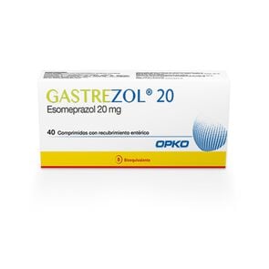 Gastrezol 20 Esomeprazol 20 mg 40 Comprimidos con Recubierto Entérico - Opko