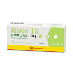 Aliven 10 Montelukast 10 mg 28 Comprimidos - Deutsche pharma