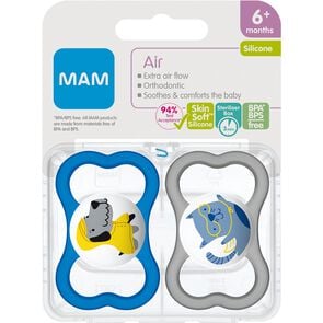 Chupete Silicona Air 6+Meses X2 - Mam