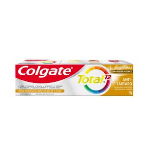 Total 12 Crema Dental Anticaries Con Flúor Antisarro 90 grs - Colgate