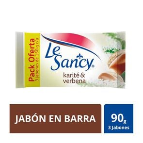 Product image of Creamy Milk Karite & Verbena Jabón Barra 90 Grs X3 - Le sancy