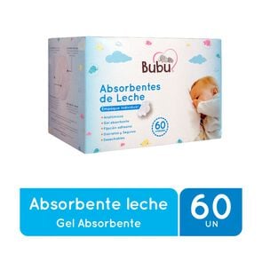 Absorbentes de Leche Empaque Individual 60 Unidades - Bubu