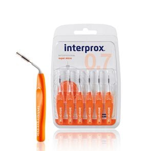 Cepillo Dental Interproximal Super Micro 0,7 mm Pack de 6 Unidades