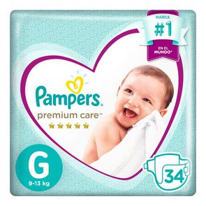 Product image of Premium Care Pañales Desechables G 34 Unidades - Pampers