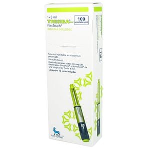 Tresiba Flextouch Insulina Degludec 100 UI/ml Lapicera Prellenada 3 mL - Novo nordisk