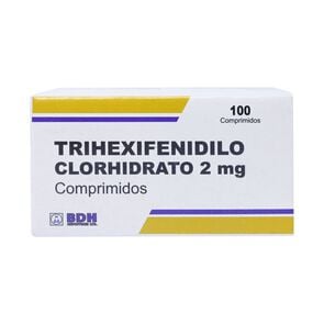 Product image of Trihexifenidilo Clorhidrato 2 mg 100 Comprimidos - Genericos varios