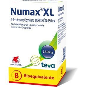 Numax XL 150mg 60 Comprimidos Recubiertos De Liberacion Extendida - Chile recetario