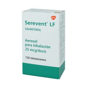 Serevent LF Salmeterol 25 mcg Inhalador Bucal 120 Dosis - Glaxo farma