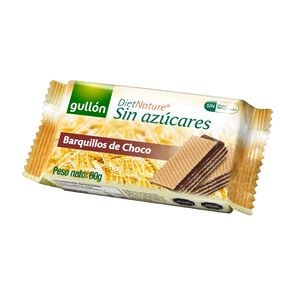 Gullon Barquillos Chocolate Sin Azúcar 60 Gr