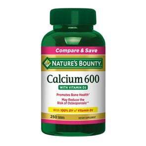 Calcium 600 250 Comprimidos - Nature's bounty