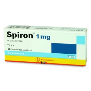 Spiron Risperidona 1 mg 60 Comprimidos - Andromaco etico