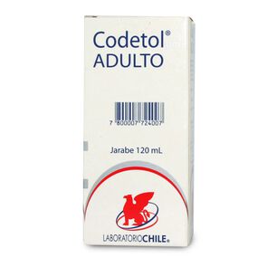 Codetol-Pm Codeina 10 mg/5ml Jarabe 120 mL - Laboratorio chile