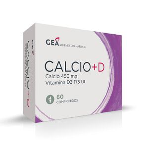 Product image of Calcio 450 mg + Vitamina D 175 UI 60 Comprimidos - Gea