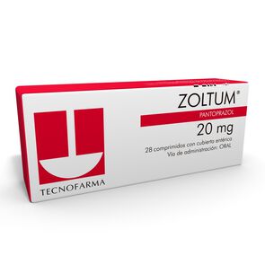 Zoltum Pantoprazol 40 mg 28 Comprimidos Recubierto Enterico - Tecnofarma