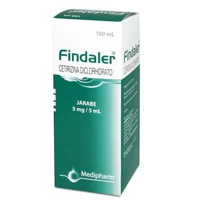 Findaler Cetirizina 5 mg / 5 mL Jarabe 100 mL - Medipharm