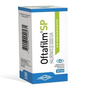 Product image of Oftafilm SP Hialuronato De Sodio 0,4% Solución Oftálmica 10 mL - Saval