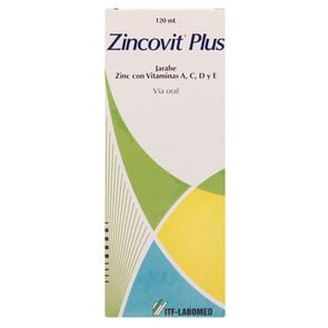 Zincovit Plus Zinc con Vitaminas 3000 UI/5ml Jarabe 120 mL - Labomed