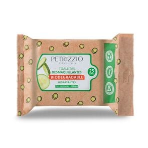 Product image of Toallitas Desmaquillantes Biodegradable Pepino 25 unidades - Petrizzio