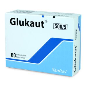 Product image of Glukaut Metformina 500 mg 60 Comprimidos - Sanitas