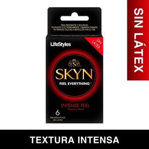 LifeStyles Skyn Intense Feel Sin Latex 6 Preservativos