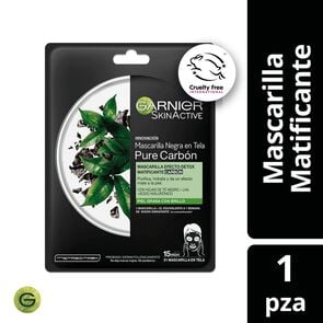 Product image of Mascarilla de Carbón Skin Active 1 Unidad - Garnier skin active