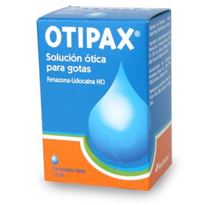 Product image of Otipax Fenazona 4,8 gr / 100 mL Lidocaína 1,2 gr / 100 mL Solución Otologica 13 mL - Axon