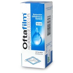 Product image of Oftafilm Hialuronato De Sodio 0,4% Solución Oftálmica 10 mL - Saval