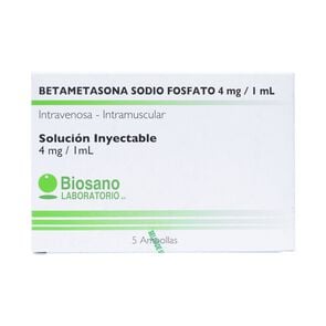 Betametasona 4 mg / mL 5 Ampollas - Biosano