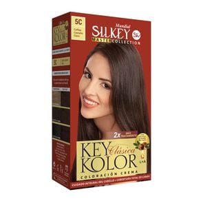 Key Kolor Kit Tintura Argan Coffee Castaño Claro 5.C - Silkey