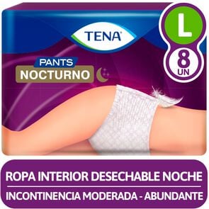 Product image of Pants Nocturno Ropa Interior Desechable 8 Pants Talla G - Tena