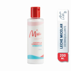 Product image of Leche Desmaquillante Micelar Todo Tipo de Piel 200 mL - Mia