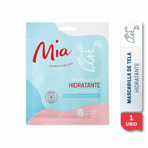 Product image of Mascarilla Facial de Tela Hidratante Todo Tipo de Piel x1 - Mia