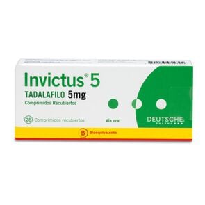 Invictus Tadalafilo 5 mg 28 Comprimidos Recubiertos - Deutsche pharma