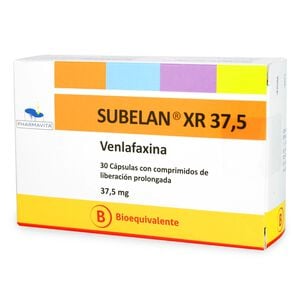 Subelan XR Venlafaxina 37,5 mg 30 Cápsulas Liberación Prolongada - Exeltis