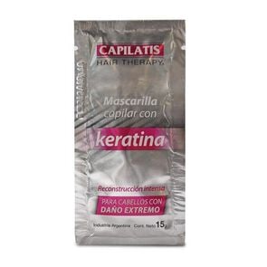 Mascarilla Capilar Keratina Reconstrucción Intensa Extremo Sachet 15 grs - Capilatis