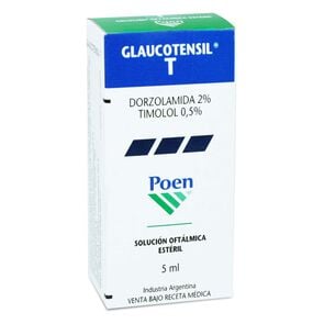 Glaucotensil-T Dorzolamida 2% Timolol 0,5% Solución Oftalmica 5 mL - Pharma investi