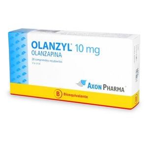 Olanzyl Olanzapina 10 mg 28 Comprimidos Recubierto - Axon