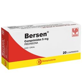 Bersen Prednisona 5 mg 20 Comprimidos - Pasteur